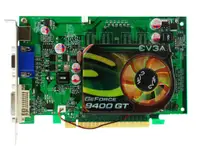 512-P3-N940-A1 - EVGA GeForce 9400 GT 512MB DDR2 64-Bit PCI Express 2.0 x16 D-Sub/ DVI/ HDTV/ S-Video Out Video Graphics Card