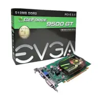 512-P3-N953-R1 - EVGA GeForce 9500 GT 512MB DDR2 PCI Express 2.0 DVI/ HDTV/ VGA Video Graphics Card