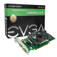 512-P3-N987-T1 - EVGA GeForce 9800 GT 512MB DDR3 256-Bit HDCP Ready SLI Support PCI Express 2.0 x16 Video Graphics Card
