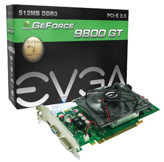 512-P3-N987-T3 - EVGA GeForce 9800 GT 512MB DDR3 256-Bit HDCP Ready SLI Support PCI Express 2.0 x16 Video Graphics Card