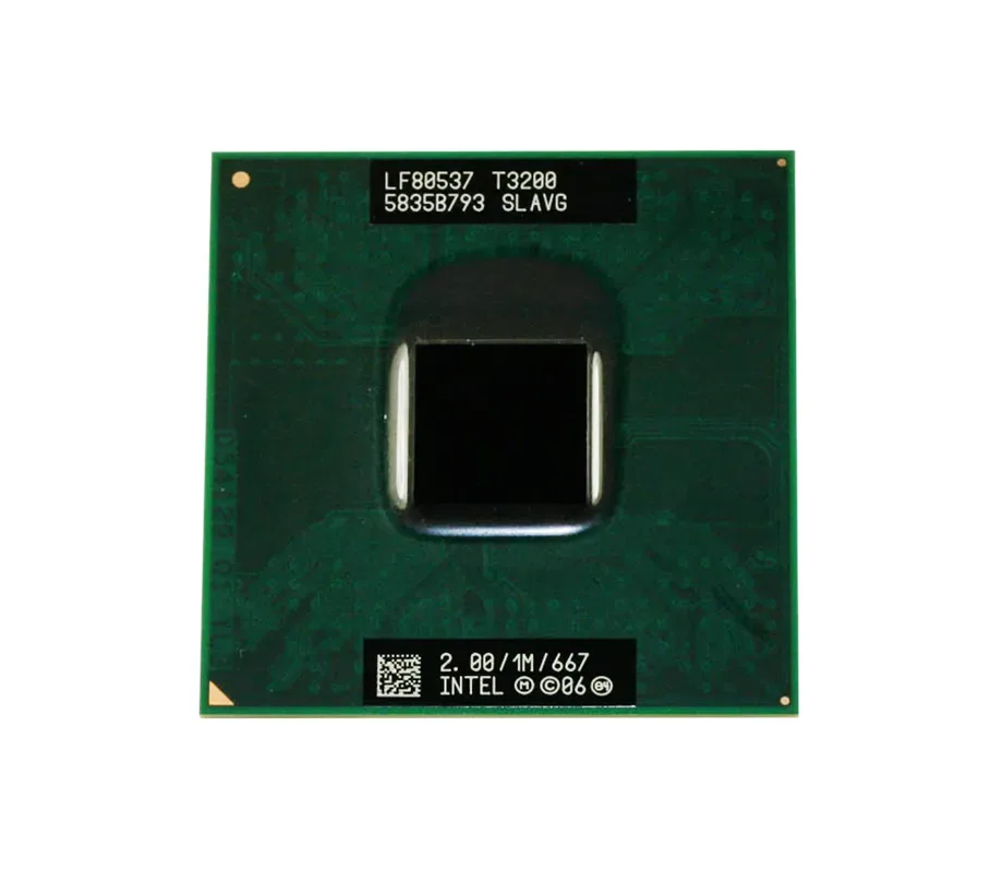 516529-001 - HP 2.0GHz 667MHz FSB 1MB L2 Cache Socket PGA478 Intel Pentium T3200 2-Core Processor