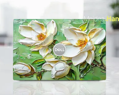 51TT1 - Dell Inspiron 1764 LED White Flowers Back Cover