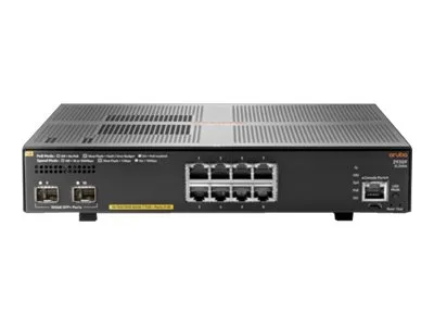 HPE 5300-0805 Aruba 2930F 8-Ports PoE+ 10/100/1000Base-T 2x SFP+ Ports Layer 3 Managed 1U Rack-Mountable GbE Network Switch