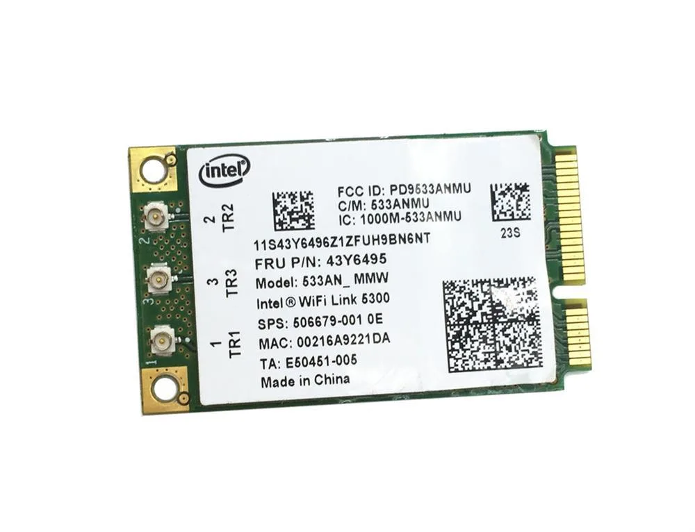 533ANMMWW - Intel Wi-Fi Link 5300 PCI-Express Wireless Card