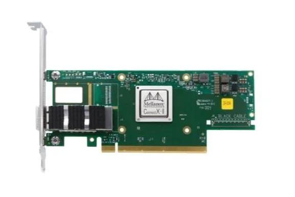 Dell 540-BCMU ConnectX-6 Single-Port HDR100 QSFP56 PCI Express 4.0 x16 Full Height InfiniBand Network Adapter