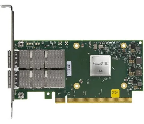 Dell 540-BCXM ConnectX-6 DX 2-Ports 100GbE QSFP56 PCI Express 4.0 x16 Low Profile Network Adapter