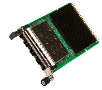 Dell 540-BCYM E810-XXVDA4 4-Ports 10/25GbE SFP28 PCI Express 4.0 x16 Network Adapter
