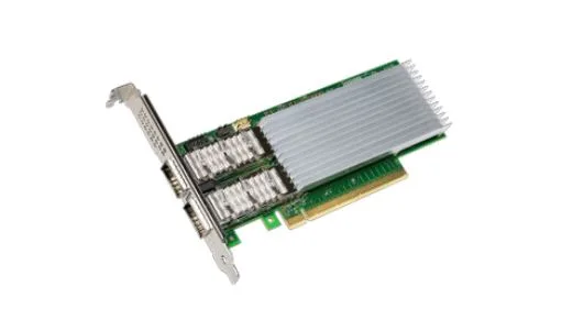 Dell 540-BDDS E810-CQDA2 2-Ports 100GbE QSFP28 PCI Express 4.0 x16 Low Profile Ethernet Network Adapter