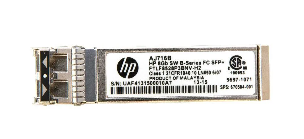 5697-1071 - HP B-series 8Gbps Short Wave Fibre Channel SFP+ Transceiver Module