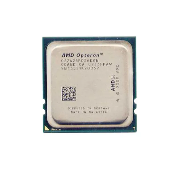 572140-B21 - HP 2.1GHz 2400MHz HTL 6MB L3 Cache Socket Fr6(1207) AMD Opteron 2425 HE 6-Core Processor