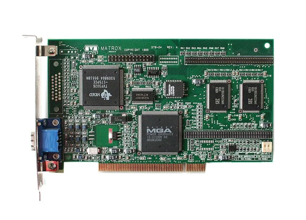 57604REVA - Matrox Graphics PCI Video Graphics Card
