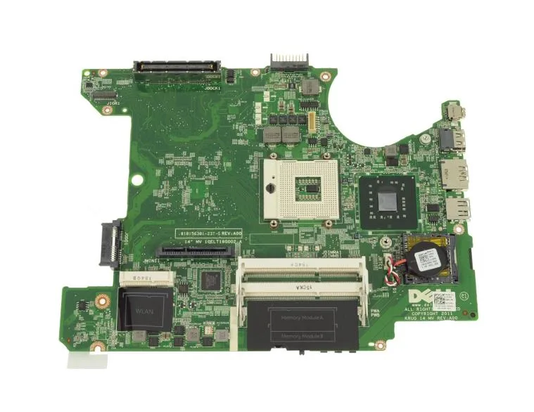 57D62 - Dell System Board with I3-380UM CPU INCLUDING COIN-Cell Battery, WWAN for Latitude E5420M Series Laptop