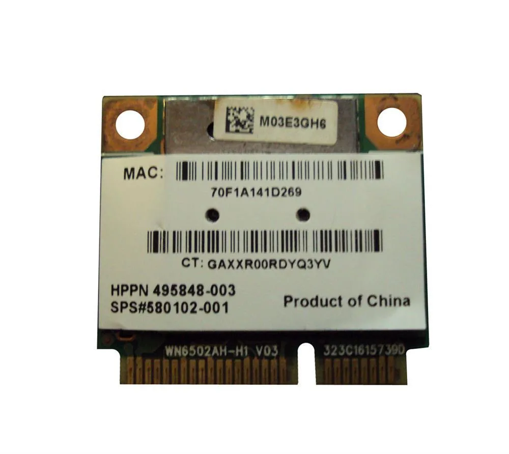 580102-001 - HP 802.11a/b/g/n Wlan Hlfre Mini card (md20)