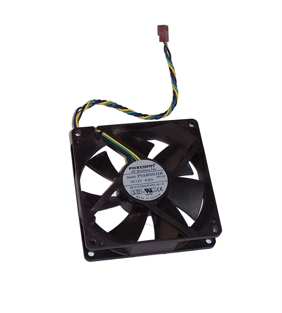 580230-001 - HP 12V DC SFF Chassis Fan Assembly for 6000 Pro Desktop
