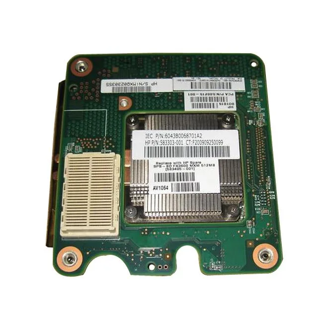 583303-001 - HP Nvidia Quadro FX3600 MXM 512MB GDDR3 SDRAM Video Graphics Card