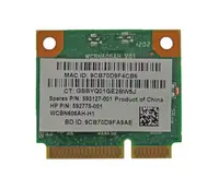 593127-001 - HP Atheros AR5B195 Mini PCI-Express 802.11b/g/n WiFi Wireless Lan (WLAN) Network Adapter with Integrated BlueTooth