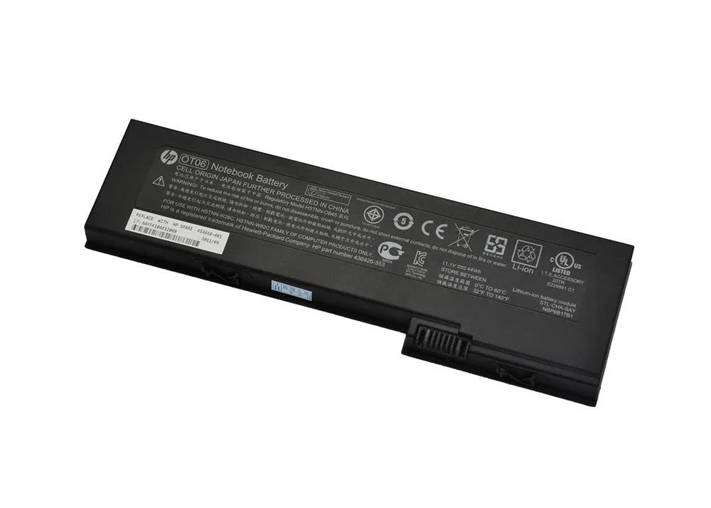 593592-001 - HP 6-Cell Lithium-Ion 10.8VDC 2.0Ah Primary Notebook Battery