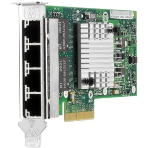 HPE 593722-B21 NC365T 4-Ports 1000Base-T PCI-Express 2.0 Ethernet Server Adapter