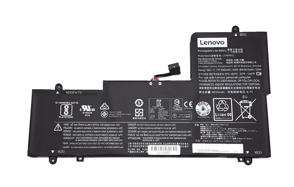 5B10K90778 - Lenovo 4-Cell 7.64V 53Wh Battery for Yoga 710-15ISK