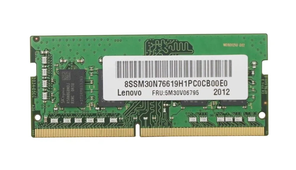 5M30V06795 - Lenovo 8GB DDR4-3200MHz PC4-25600 Non-ECC Unbuffered CL22 260-Pin SODIMM 1.2V Single Rank Memory Module
