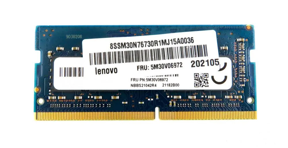 5M30V06972 - Lenovo 16GB DDR4-3200MHz PC4-25600 Non-ECC Unbuffered CL22 260-Pin SODIMM 1.2V Single Rank Memory Module