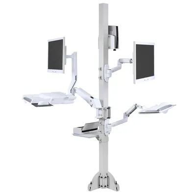 60-366-100 - Ergotron Command Post - Post Bracket for Arms and Pivots