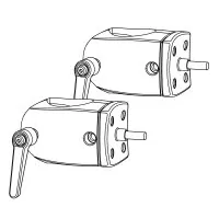 60-443-200 - Ergotron DS100 Outboard Pole Clamps