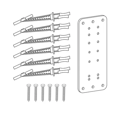 60-591-003 - Ergotron Steel Stud Wall Mounting Kit