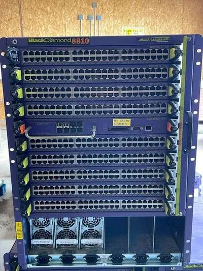 60011 - Extreme Networks Black Diamond 10808 10 Slot Chassis 10 x Expansion Slot