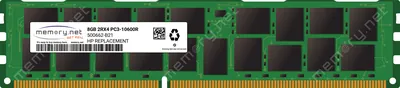 HP 604502-B21#ABA 8GB PC3-10600 DDR3-1333MHz ECC Registered CL9 RDIMM 1.35V Dual-Rank Memory Module