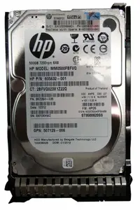 605832001SC - HP 500GB 7200RPM SAS 6Gb/s 2.5-inch Hard Drive