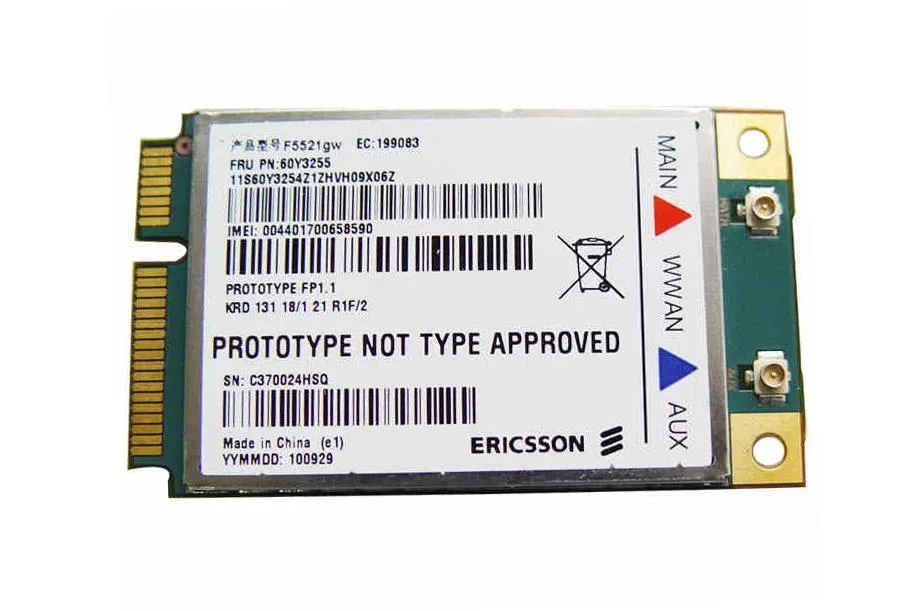 60Y3255 - IBM WWAN Card Wireless Card for ThinkPad T420 T520 X220