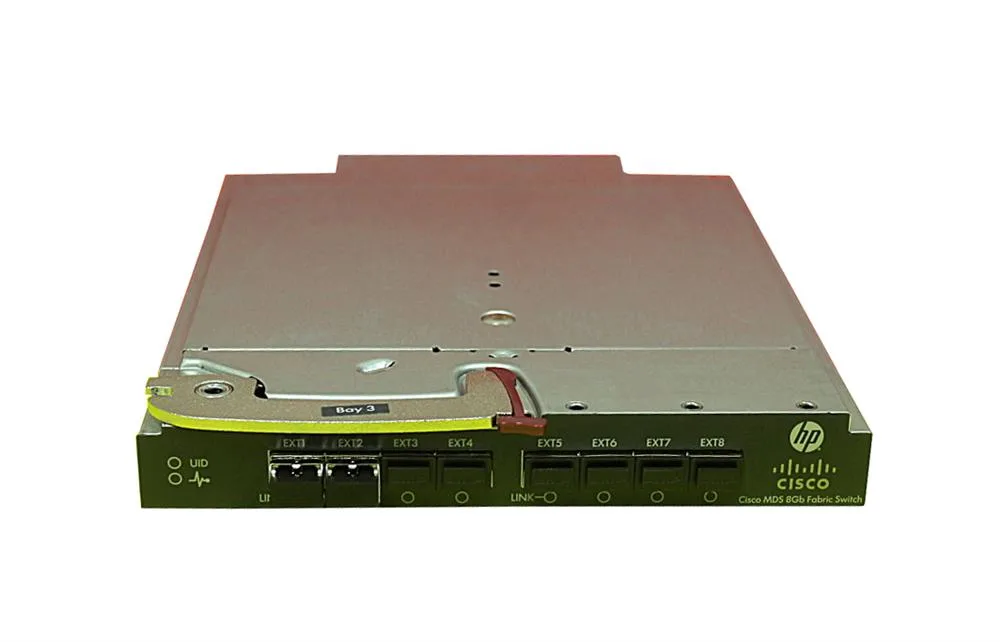 610678-001 - HP MDS 8/12C 12-Ports (8x SFP Internal and 4x SFP+ External Ports) Fabric Switch with 1x Expansion Slot for BladeSystem