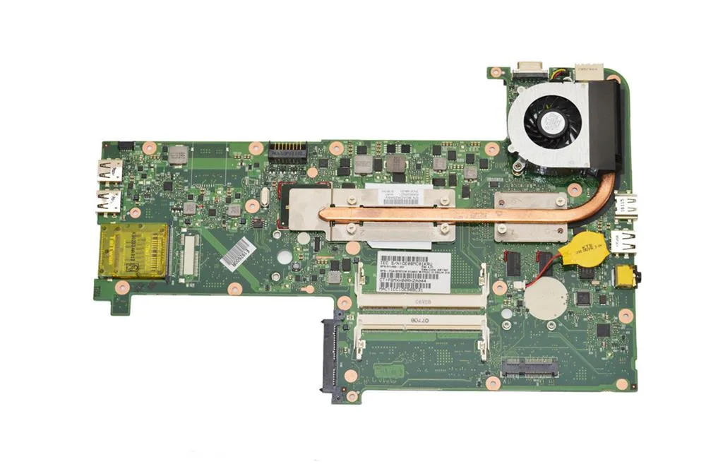 611489-001 - HP System Board with Ntel I3 330um 1.2GHz CPU for Touchsmart Tm2-2000 Series Laptop