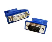 612330-002 - HP DVI-A-M To VGA-FM DVI to VGA Black Adapter