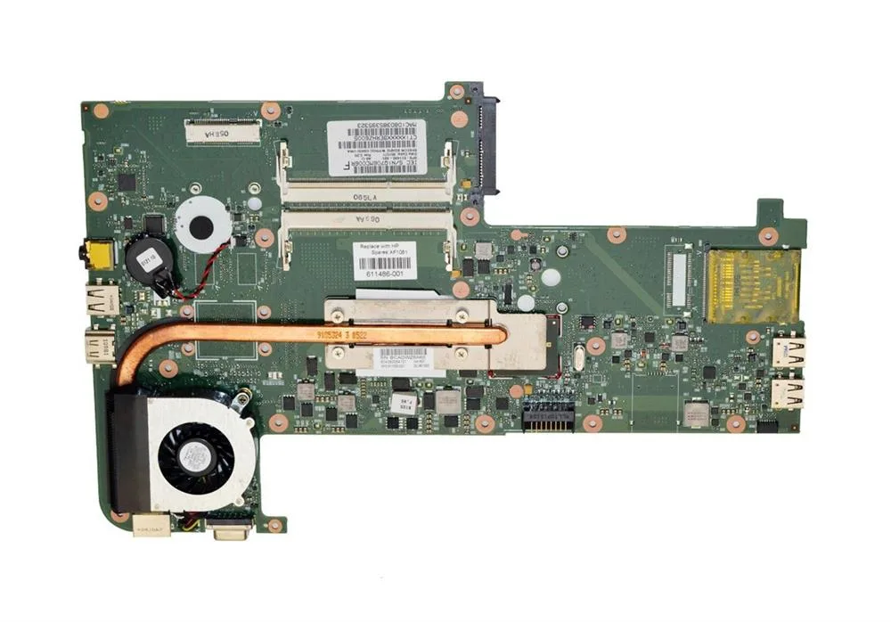 616625-001 - HP TouchSmart Tm2-2100 Intel Laptop Motherboard with Su5400 1.2GHz CPU