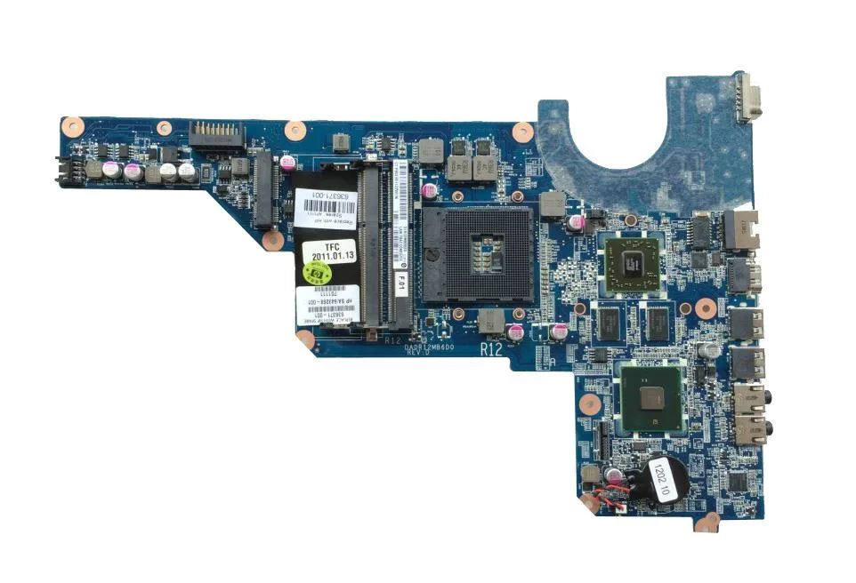 636372-001 - HP System Board (MotherBoard) Intel Socket-989 for G4-1000 G6-1000 Notebook PC