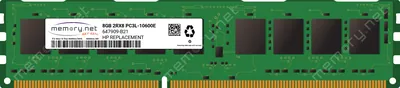 HP 647909-B21#0D1 8GB PC3-10600 DDR3-1333MHz ECC Unbuffered CL9 UDIMM 1.35V Dual-Rank Memory Module