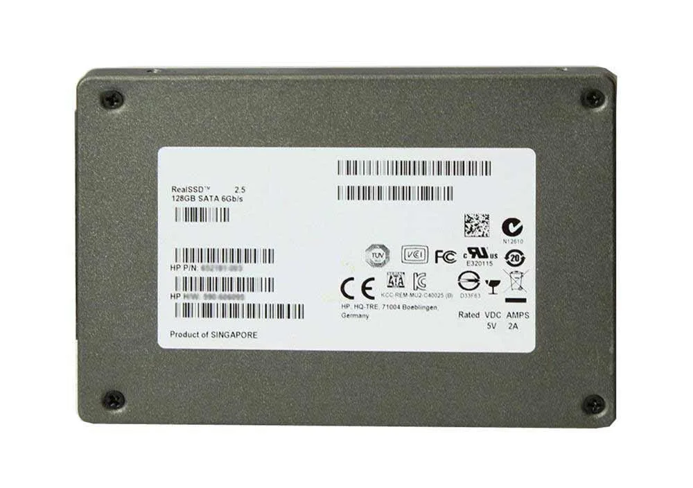 649651-001 - HP 128GB MLC SATA 6Gb/s 2.5-inch Solid State Drive