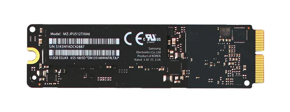 655-1805D - Apple 512GB PCI Express Solid State Drive for MacBook Pro Retina