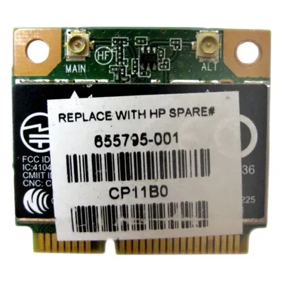 HP 655795-001 Atheros 9485GN Mini PCI-Express 802.11b/g/n WiFi Wireless LAN Network Adapter with Integrated Bluetooth