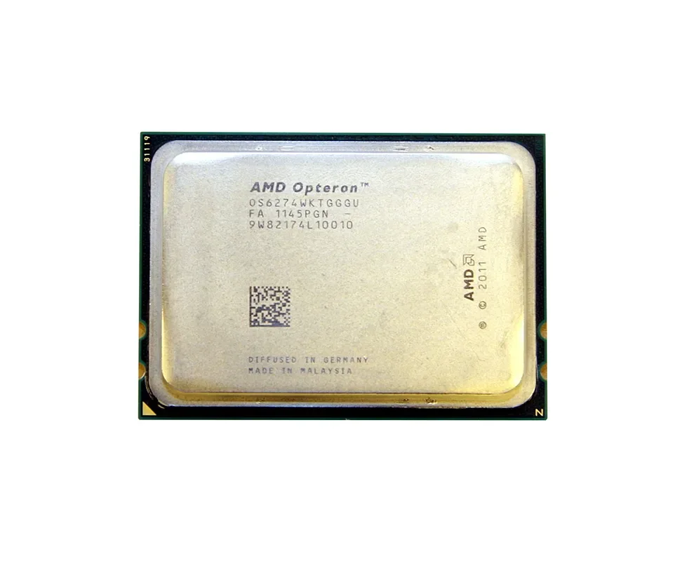 660080-L21 - HP 2.2GHz 3200MHz HTL 16MB L3 Cache Socket G34 AMD Opteron 6274 16 Core FSB Socket-G34 Processor