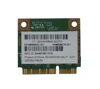 669832-001 - HP Broadcom 43228 Mini PCI-Express 802.11a/b/g/n 2x2 Wireless Lan (WLAN) Network Interface Card for Elitebook 8470p Notebook