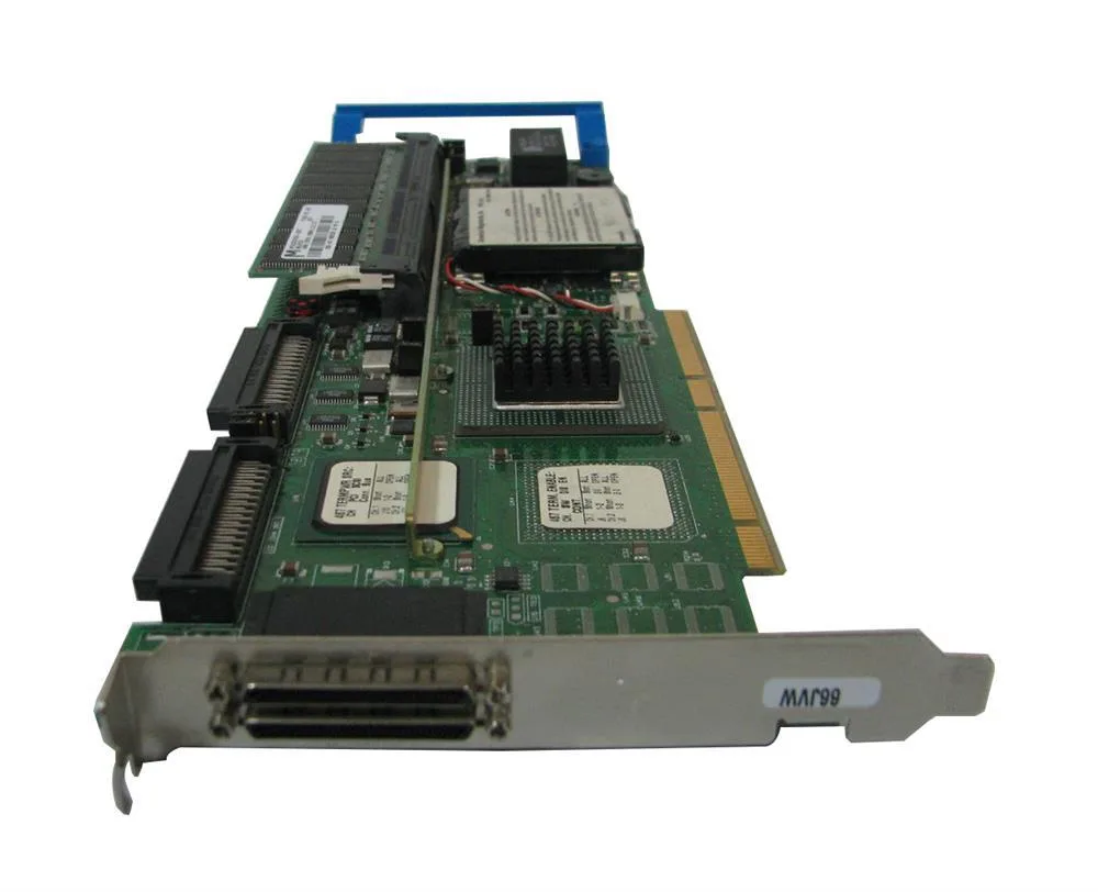 66JVW - Dell PERC2 Dual Channel RAID Controller Card for PowerEdge 6450