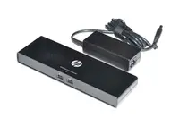 681280-001 - HP 3005PR USB 3.0 Port Replicator HDMI DisplayPort with AC Adapter