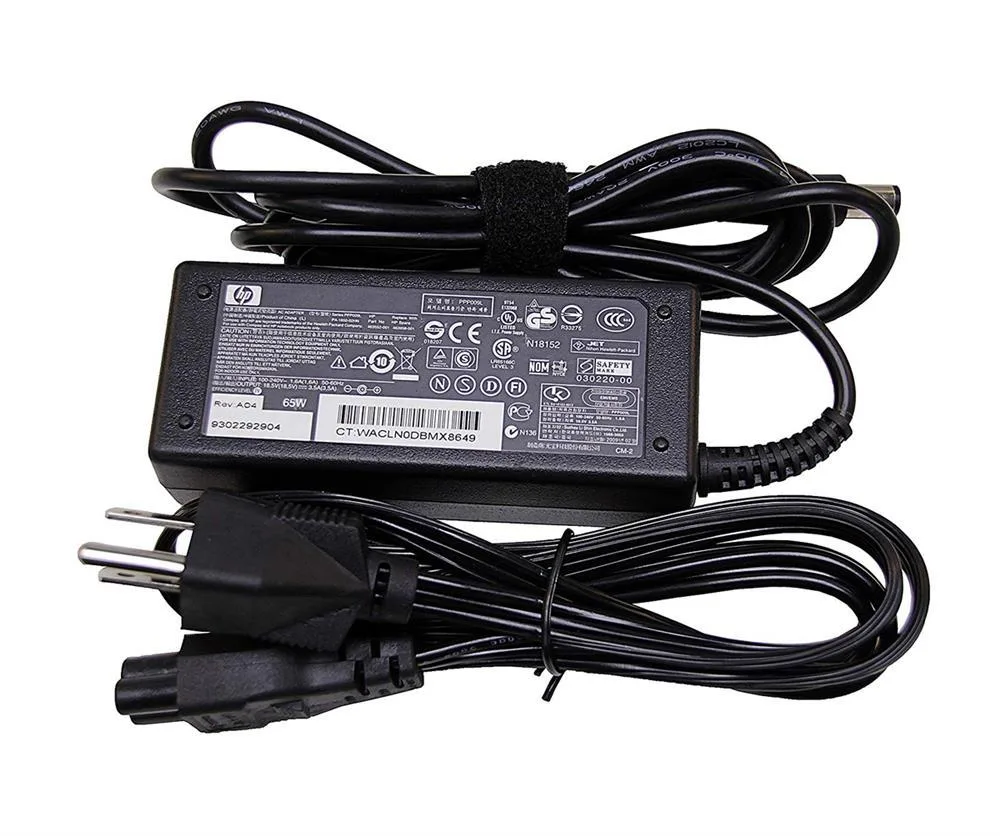 693710-001 - HP 65-W Smart AC Adapter (RC V EM 3-wire)