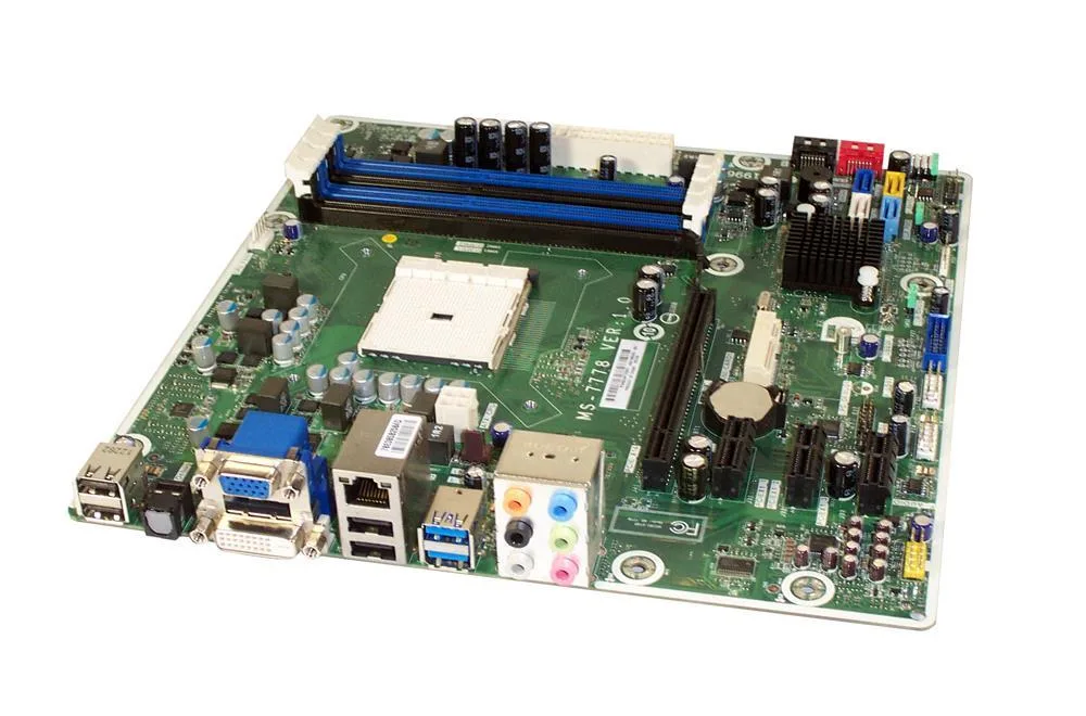 698393-501 - HP P6-2000 AMD Desktop Motherboard Fm1, Holly2, Hudson-D2, Aahd2