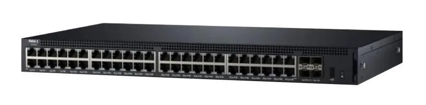 Dell 69P0W X1052P 48 x Ports PoE+ 10/100/1000Base-T + 4 x SFP+ Ports Layer 2 Managed 1U Rack-Mountable Gigabit Ethernet Network Switch