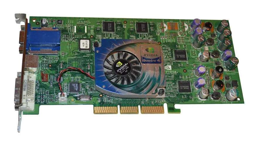 6F389 - Dell Nvidia Quadro4 700XGL 64MB AGP Video Graphics Card