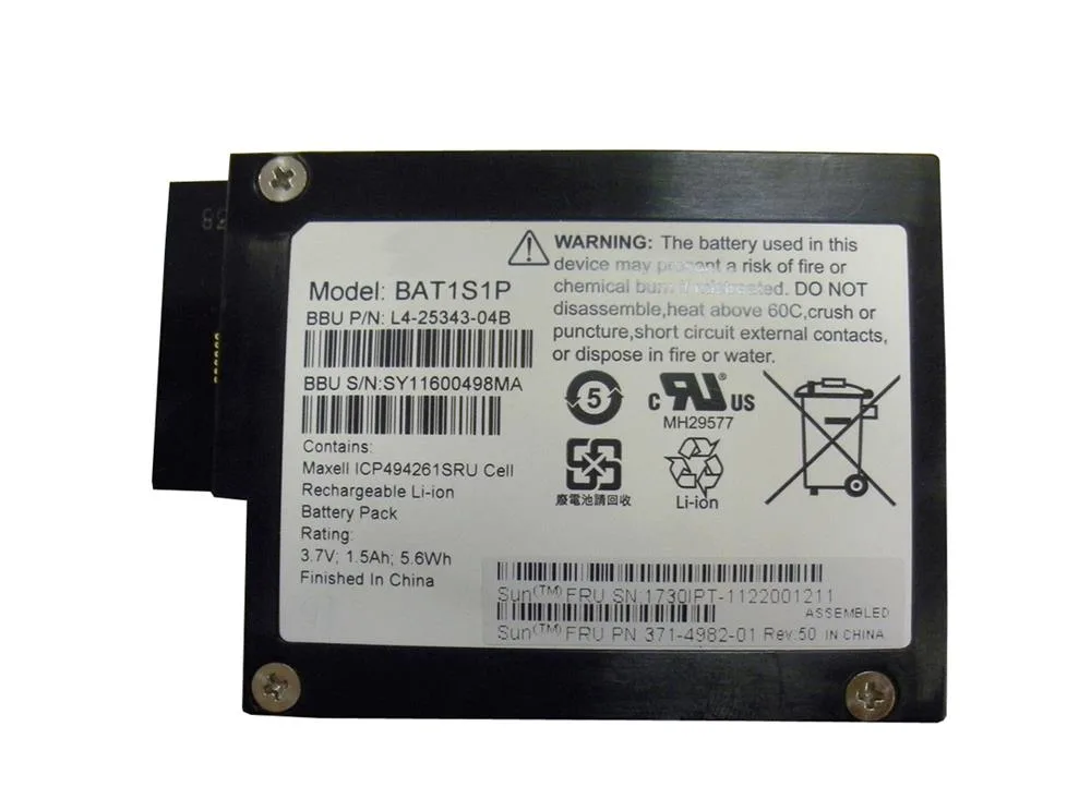 7050794 - Sun SAS 6Gb/s RAID Card Li-ion Battery for X2-4 / X2-8 / X3-2 Series
